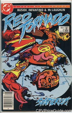 Red Tornado #2 95¢ Canadian Price Variant Comic Book Picture