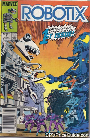 Robotix #1 95¢ Canadian Price Variant Comic Book Picture