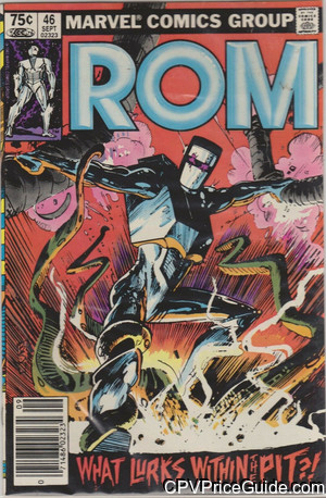 Rom Spaceknight #46 75¢ Canadian Price Variant Comic Book Picture