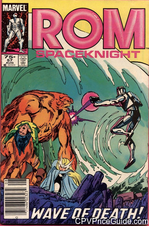 Rom Spaceknight #57 75¢ Canadian Price Variant Comic Book Picture