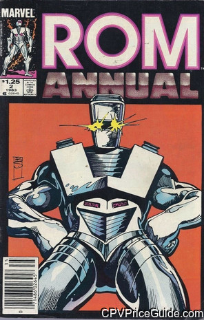 Rom Spaceknight Annual #2 $1.25 Canadian Price Variant Comic Book Picture