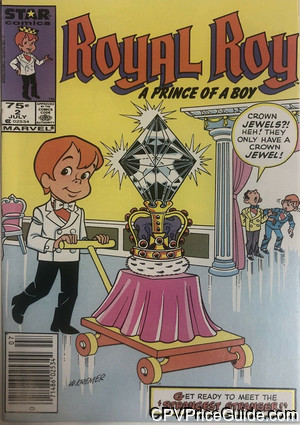 Royal Roy #2 75¢ Canadian Price Variant Comic Book Picture