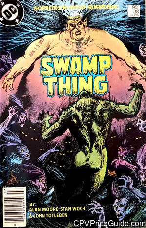 Saga of the Swamp Thing #38 95¢ Canadian Price Variant Comic Book Picture