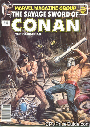 Savage Sword of Conan #92 $1.75 Canadian Price Variant Comic Book Picture