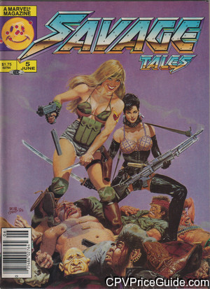 Savage Tales #5 $1.75 Canadian Price Variant Comic Book Picture