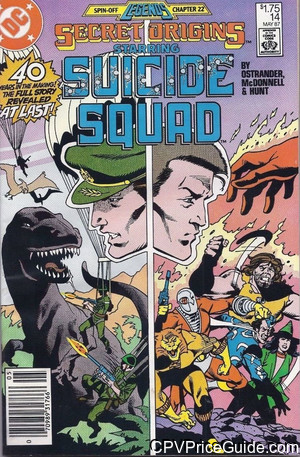Secret Origins #14 $1.75 Canadian Price Variant Comic Book Picture