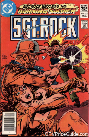Sgt. Rock #373 75¢ Canadian Price Variant Comic Book Picture