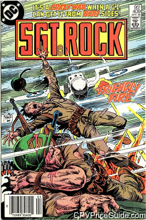 Sgt. Rock #409 95¢ Canadian Price Variant Comic Book Picture