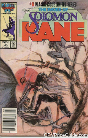 Solomon Kane #6 95¢ Canadian Price Variant Comic Book Picture