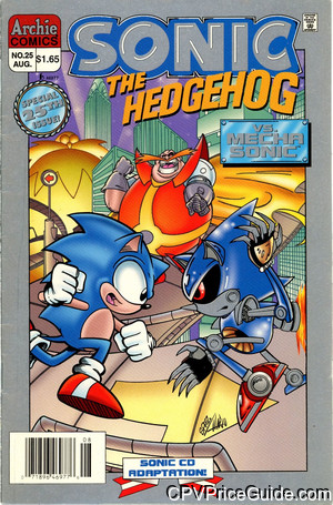 sonic the hedgehog 25 cpv canadian price variant image