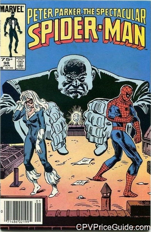 Spectacular Spider-Man #98 75¢ Canadian Price Variant Comic Book Picture