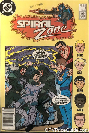 Spiral Zone #1 $1.35 Canadian Price Variant Comic Book Picture