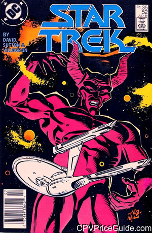 Star Trek #52 $1.35 Canadian Price Variant Comic Book Picture