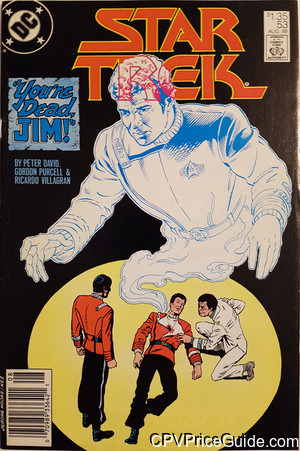 Star Trek #53 $1.35 Canadian Price Variant Comic Book Picture