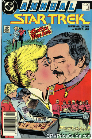 Star Trek Annual #3 $2.00 Canadian Price Variant Comic Book Picture