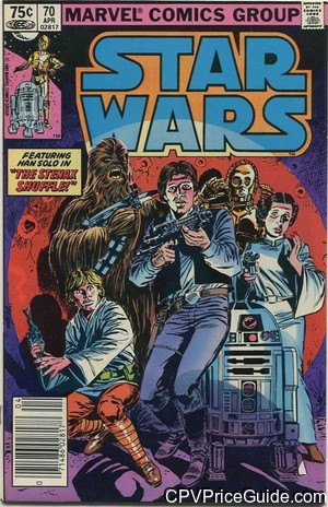 Star Wars #70 75¢ Canadian Price Variant Comic Book Picture