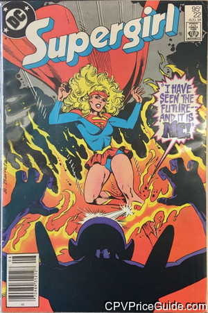 Supergirl #22 95¢ Canadian Price Variant Comic Book Picture