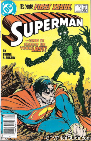 Superman Vol 2 #1 $1.00 Canadian Price Variant Comic Book Picture