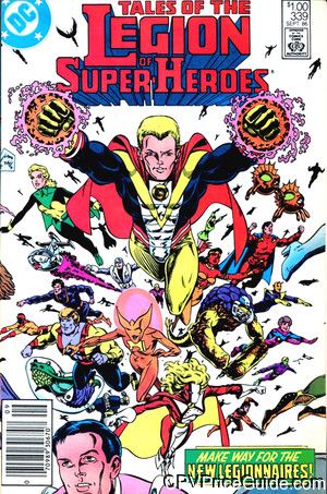 Tales of the Legion of Super-Heroes #339 $1.00 Canadian Price Variant Comic Book Picture