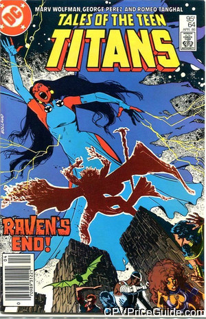 tales of the teen titans 64 cpv canadian price variant image