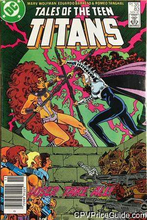 tales of the teen titans 83 cpv canadian price variant image