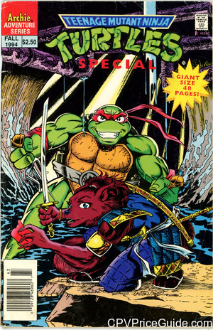 Teenage Mutant Ninja Turtles Adventures Special Edition #10 $2.50 Canadian Price Variant Comic Book Picture