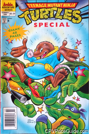 Teenage Mutant Ninja Turtles Adventures Special Edition #9 $2.25 Canadian Price Variant Comic Book Picture