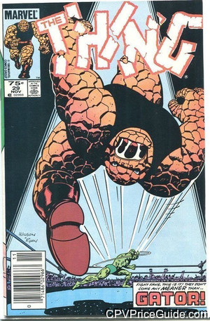 Thing #29 75¢ Canadian Price Variant Comic Book Picture