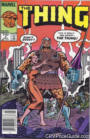 Thing #9 75¢ Canadian Price Variant Comic Book Picture