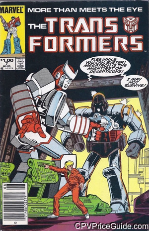 Transformers #7 $1.00 Canadian Price Variant Comic Book Picture
