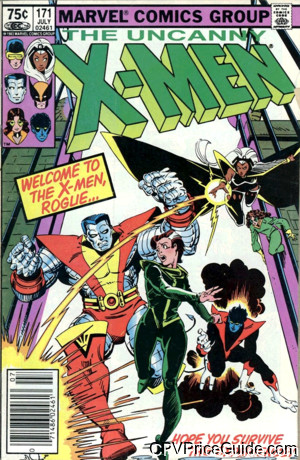 Uncanny X-Men #171 75¢ Canadian Price Variant Comic Book Picture