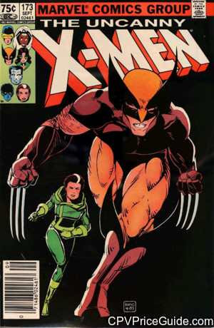 Uncanny X-Men #173 75¢ Canadian Price Variant Comic Book Picture