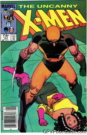 Uncanny X-Men #177 75¢ Canadian Price Variant Comic Book Picture