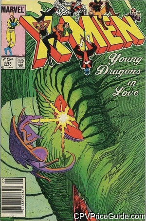 Uncanny X-Men #181 75¢ Canadian Price Variant Comic Book Picture