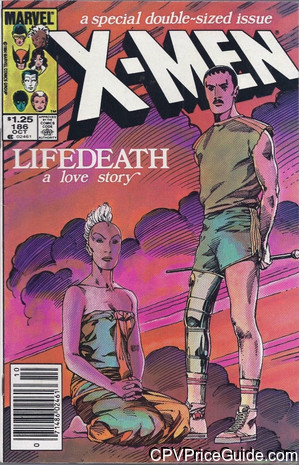 Uncanny X-Men #186 $1.25 Canadian Price Variant Comic Book Picture