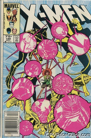 Uncanny X-Men #188 75¢ Canadian Price Variant Comic Book Picture