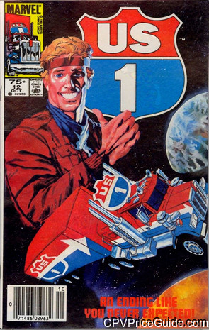 U.S. 1 #12 75¢ Canadian Price Variant Comic Book Picture