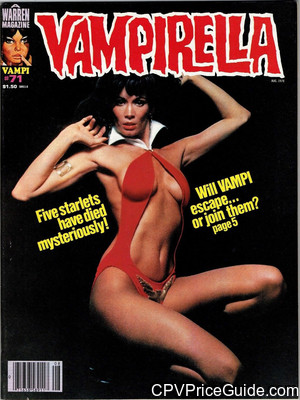 Vampirella #71 $1.50 Canadian Price Variant Comic Book Picture