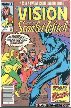 Vision and Scarlet Witch Vol 2 #2 $1.00 Canadian Price Variant Comic Book Picture