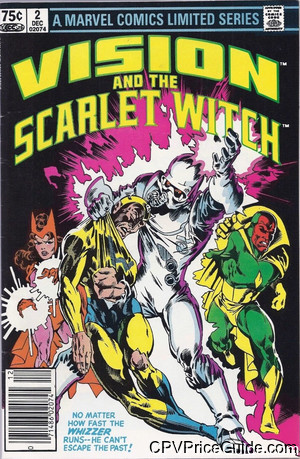 Vision and Scarlet Witch #2 75¢ Canadian Price Variant Comic Book Picture