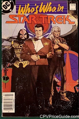 Who's Who in Star Trek #1 $2.10 Canadian Price Variant Comic Book Picture