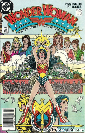 Wonder Woman Vol 2 #1 $1.00 Canadian Price Variant Comic Book Picture