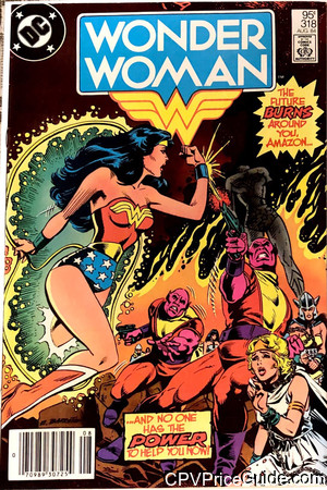 Wonder Woman #318 95¢ Canadian Price Variant Comic Book Picture