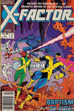 X-Factor #1 $1.50 Canadian Price Variant Comic Book Picture